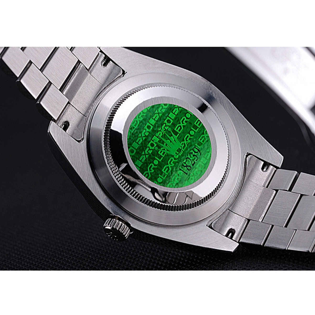 RepTime Watches 0430 Rolex Day-Date White Dial Stainless Steel Bracelet 622547